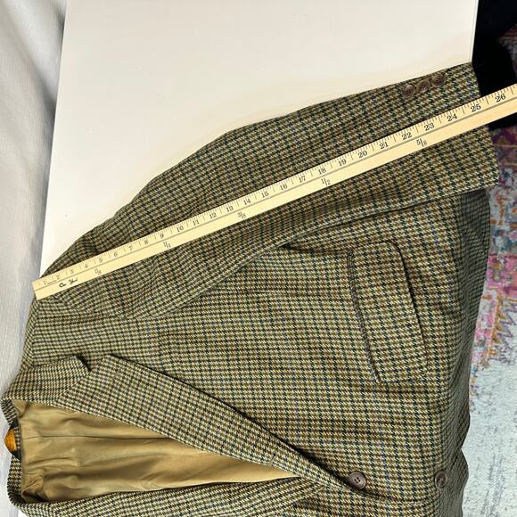 Vintage Banana Republic Mens L Lambswool Jacket Safari Collection Blazer USA - Picture 13 of 15